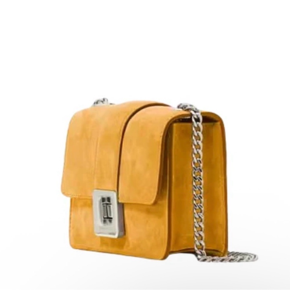 Kate Spade PHOEBE SUEDE TURNLOCK MINI FLAP CROSSBODY - Picture 2 of 11